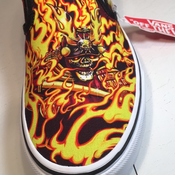 NWT Vans Classic Slip-On Samurai Rising Sneakers Men’s 9 - Picture 6 of 10